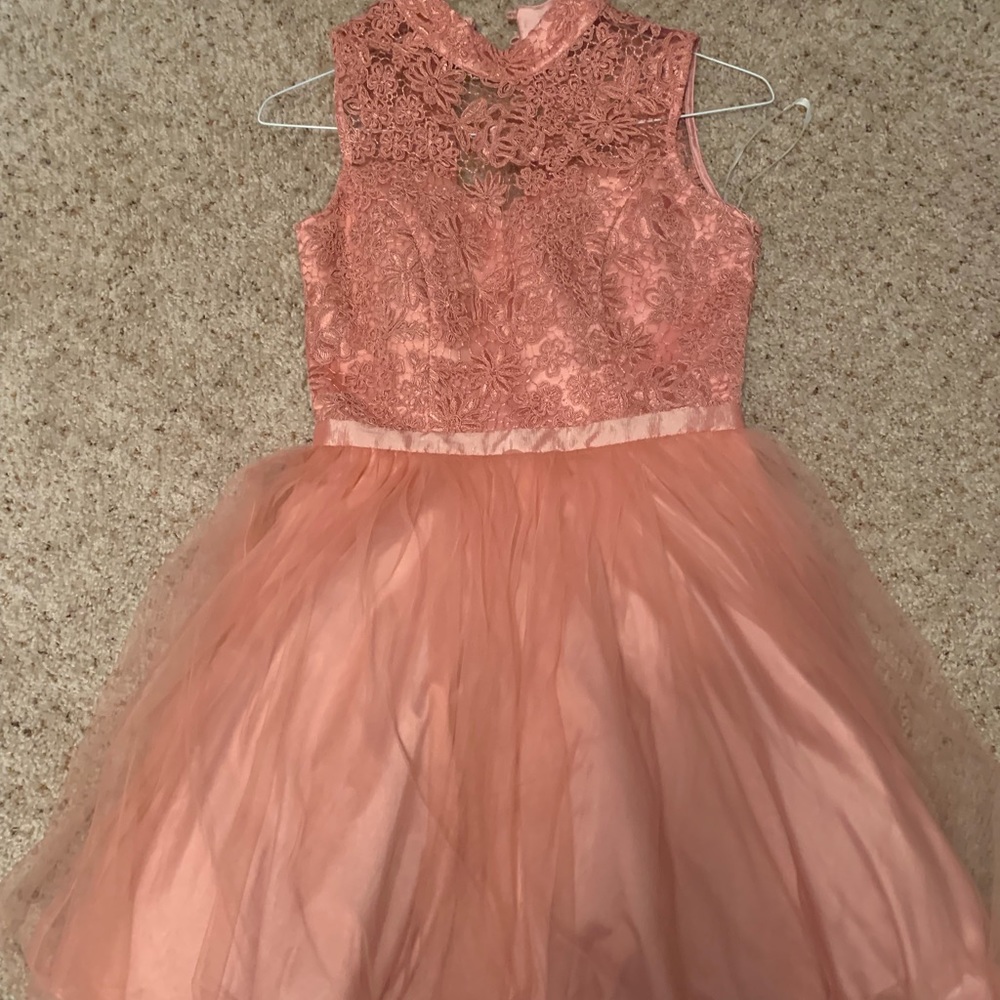 Pink prom dress